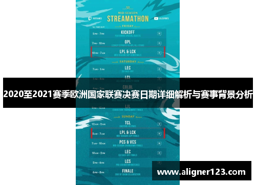 2020至2021赛季欧洲国家联赛决赛日期详细解析与赛事背景分析 2020至2021赛季欧洲国家联赛决赛日期详细解析与赛事背景分析