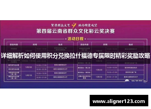 详细解析如何使用积分兑换拉什福德专属限时精彩奖励攻略